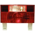 Peterson Manufacturing Stop Turn Tail Light Incandescent Bulb Rectangular Red 8916 Length x 458 Width V25914